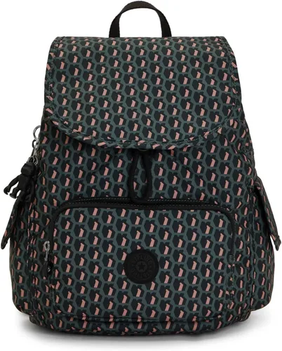 Vista 39 de Mochila pequeña Kipling City Pack para mujer, mochila ligera y versátil para el día, Negro (Black Noir), Pequeño