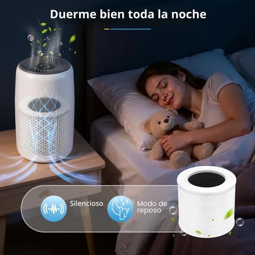 Vista 6 de Paquete de 4 filtros de repuesto Core Mini para purificadores de aire Paquete de 4 filtros básicos