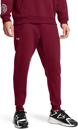 Vista 26 de Under Armour Rival - Pantalones de correr de forro polar para hombre (001) Negro / Blanco