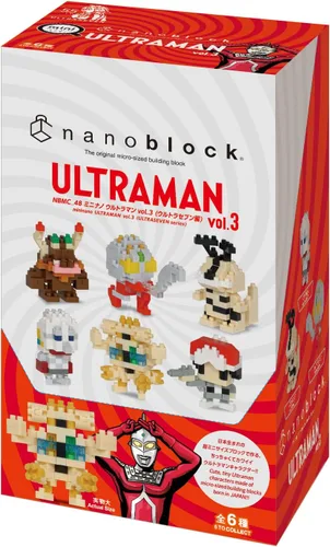 Vista 2 de nanoblock - Ultraman - Ultraman Vol. 3 (caja ciega completa), kit de construcción de la serie Mininano