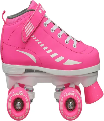 Vista 4 de Epic Skates Galaxy Elite - Patines de cuatro velocidades para niños Rosado