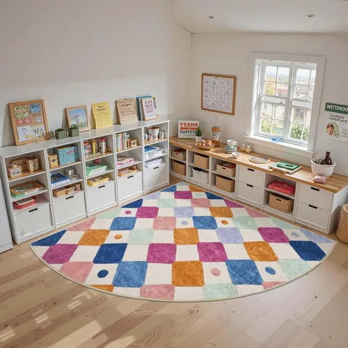 Vista 59 de jinchan Alfombra a rayas de 2 x 3 para entrada, alfombra de cocina, tapete pequeño, antideslizante, ligero, de bajo perfil, decoración para entrada