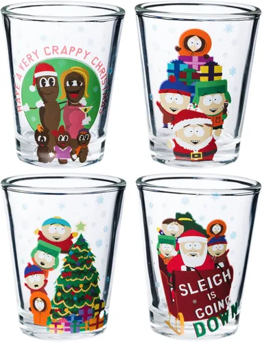 Vista 22 de Silver Buffalo Avatar the Last Airbender con Aang, Katara, Toph, Appa y Momo - Paquete de 4 mini vasos, 1.5 onzas
