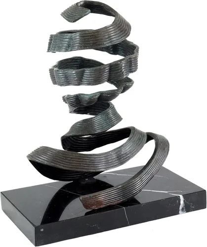 Vista 7 de Kunst & Ambiente - Arte Contemporáneo Escultura de bronce - El camino de la cara - Firmado por Milo - Estatuas en venta - Figura decorativa - Figura