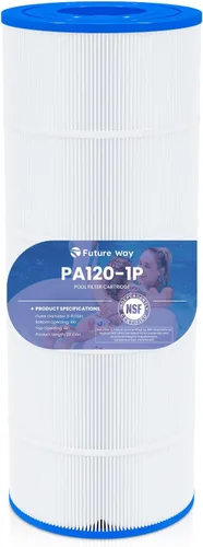 Vista 10 de Future Way Cartucho de filtro de piscina C1200 de repuesto para Hayward Star Clear Plus C1200, repuesto Pleatco PA120, Hayward CX1200RE, Unicel