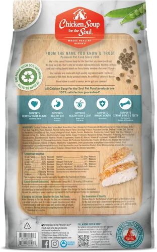 Vista 11 de Chicken Soup for the Soul Natural Premium Alimento seco para gatos adultos, primer ingrediente de carne real, sin subproductos, apoya la salud
