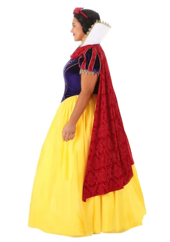 Vista 7 de Disfraz Premium de Blancanieves para Mujer Talla Plus Multicolor
