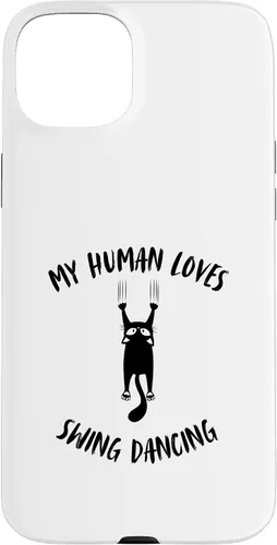 Vista 9 de My Human Loves Swing Dancing - Cat Parent Hobby Lover Case for iPhone 16