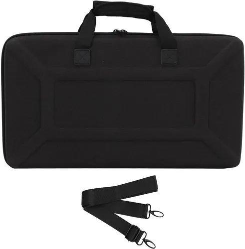Vista 7 de CCYLEZ Funda de transporte universal para controlador de DJ, bolsa protectora acolchada de EVA con correa de hombro ajustable y forro brillante