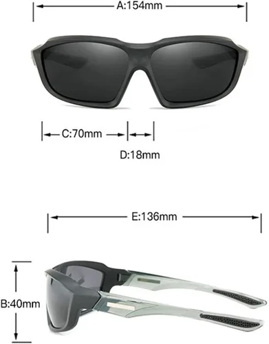 Vista 4 de Gafas de lectura fotocrómicas de transición envolvente para hombres y mujeres, para exteriores, hipermetropía, presbicia, gafas de sol deportivas
