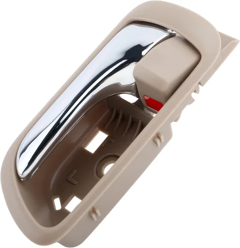 Vista 5 de Manija de puerta interior compatible con Toyota Camry 2002 2003 2004 2005 2006, lado del conductor delantero o trasero, carcasa beige con palanca