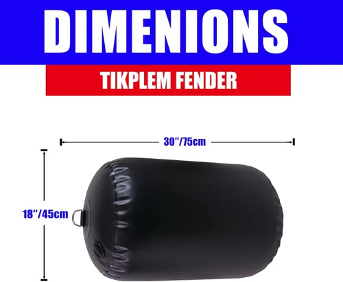 Vista 2 de Defensa inflable resistente grande del barco del PVC para el acoplamiento y los barcos de vela del yate