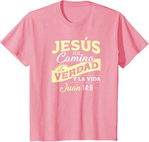 Vista 78 de Camisas de la Biblia de Jesus para los Cristianos Camiseta Española Negro