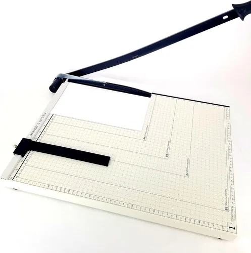 Vista 5 de Cortador de papel estilo guillotina 21" longitud de corte x 16" pulgadas de metal Base Trimmer