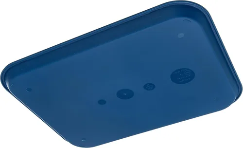 Vista 4 de Carlisle FoodService Products Bandeja de plástico para comida rápida, 14 x 18 pulgadas, azul (paquete de 2)