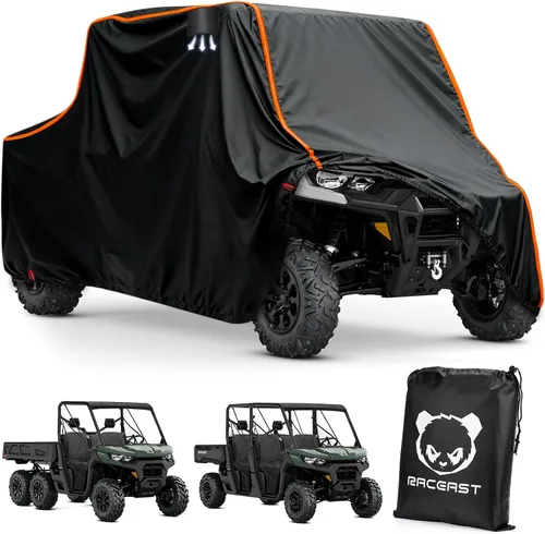 Vista 11 de Cubierta UTV de 2 plazas 420D lado a lado, resistente para CFMOTO ZFORCE 800 950 Polaris Ranger General 1000 Teryx Textron Hisun Axis Massimo
