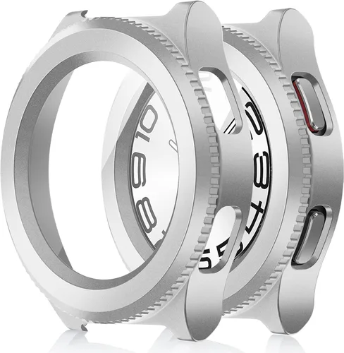 Vista 17 de Amizee Paquete de 2 fundas protectoras de pantalla compatibles con Samsung Galaxy Watch Ultra (2025/2024) de 1.772 pulgadas, con protector de negro