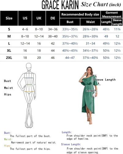 Vista 6 de GRACE KARIN Vestidos de satén con un hombro descubierto para mujer, vestidos fruncidos en línea A, vestidos formales de cóctel para invitados de boda