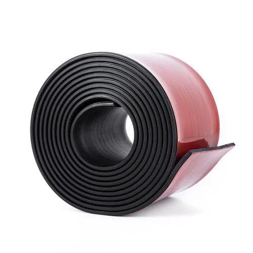 Vista 34 de Tiras de goma de neopreno con parte trasera adhesiva, junta autoadhesiva para acolchado de alfombrilla, 1 pulgada de ancho x 1/5 pulgadas de grosor