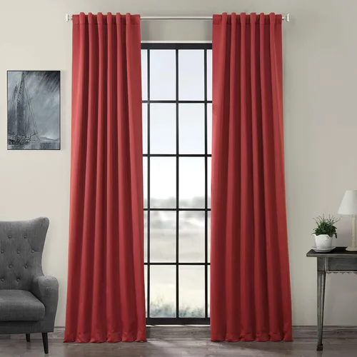Vista 41 de HPD Half Price Drapes BOCH-171113-84, cortinas sólidas para oscurecer habitación (1 panel), 50 x 84 pulgadas, color beige alabastro