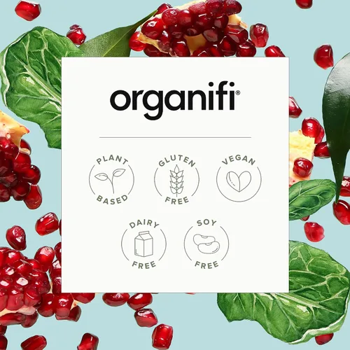Vista 4 de Organifi Daily Greens - Nutrición y apoyo diarios - Polvo de verduras para energía, digestión e inmunidad, 30 porciones