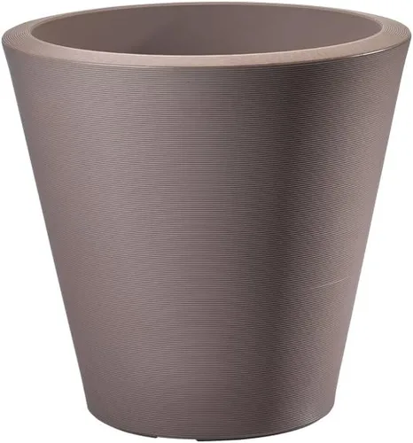 Vista 35 de Crescent Garden Madison Planter– Maceta resistente a la intemperie, doble pared para interiores y exteriores con orificio de drenaje, contenedor