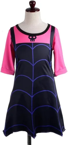 Vista 2 de Dressy Daisy Vestido para niñas disfraz de vampiro de Halloween talla 2T-8