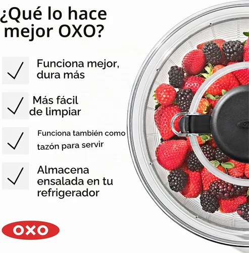 Vista 10 de OXO Centrifugador de ensalada, 1 UN