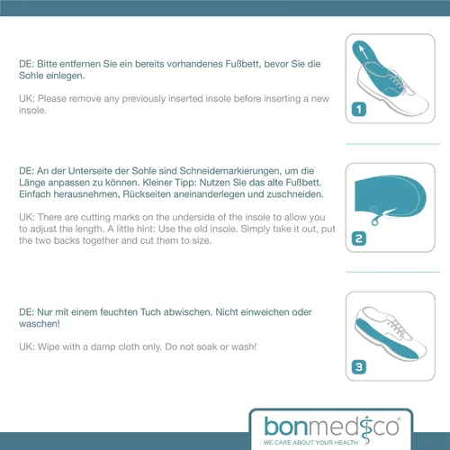 Vista 7 de bonmedico Plantillas de gel de alto rendimiento – Insertos de zapatos que absorben los golpes para hombres y mujeres, recortados para adaptarse a