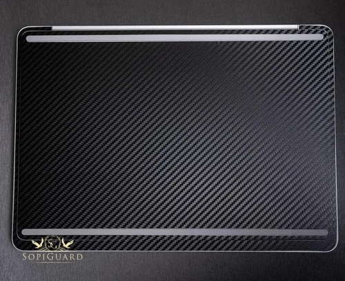 Vista 6 de SopiGuard Adhesivo para Microsoft Surface Laptop Studio 2021, envoltura de vinilo de borde a borde, incluye parte superior, teclado, paneles