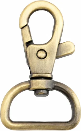 Vista 14 de CRAFTMEMORE Broches giratorios de langosta clásicos, ganchos a presión CS10 para monedero, clip de 5/8 pulgadas, 3/4 pulgadas, 1 pulgada, paquete