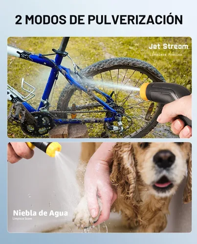 Vista 7 de Fanttik NB8 Nano pulverizador eléctrico inalámbrico portátil con tanque de 2.1 galones, cabezal de pulverización retráctil, batería de litio de 2600