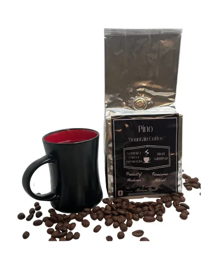 Vista 4 de Pino Mountain Coffee Granos de café tostados de alto suelo especial hondureño Pareinema, granos enteros de tostado medio Origen único 12