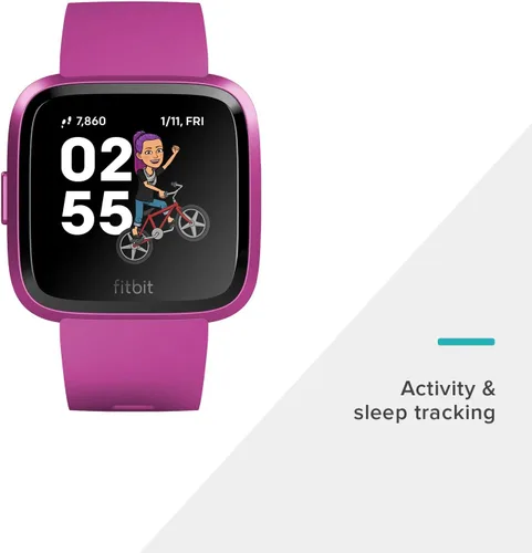 Vista 2 de Fitbit Versa Lite Edition Smart Watch, talla única (bandas S y L incluidas), 1 unidad