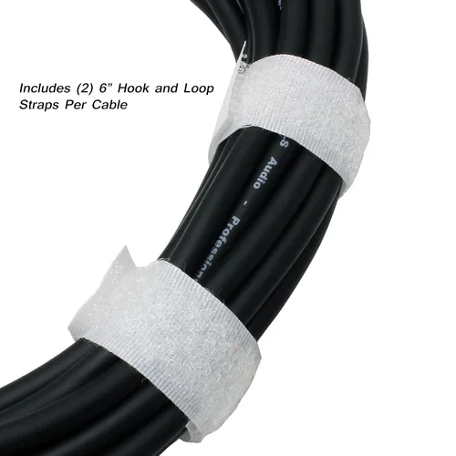 Vista 7 de Cables de conexión de 25 pies – XLR macho a cables TRS negros de 1/4 pulgadas – Cable de serpiente equilibrado de 25 pies