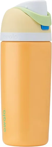 Vista 59 de Owala FreeSip - Acero inoxidable - 32 oz - Morado/Azul (pistas de esquí de los años 80)