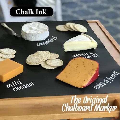 Vista 5 de Chalk Ink Easy Writer - Marcadores de tiza de punta fina blanca