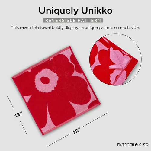 Vista 3 de rosado (Unikko Mini Towel - Pink)