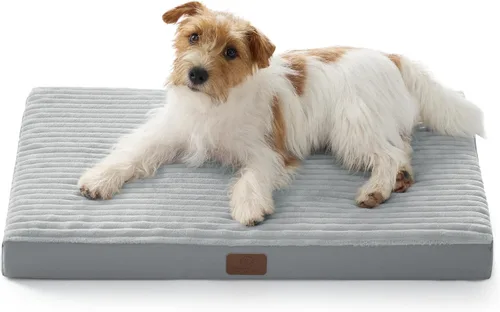 Vista 17 de Bedsure ComfyFleece Cama para perros pequeños, camas ortopédicas para mascotas con funda extraíble lavable, no impermeable, alfombrilla de espuma