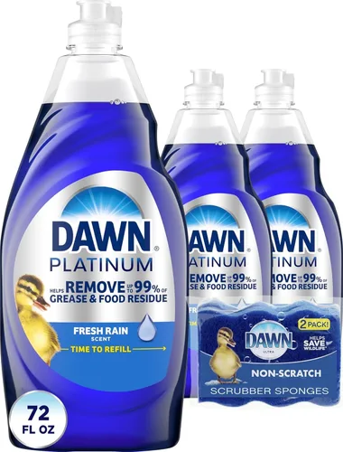 Vista 13 de Dawn Platinum Powerwash - Spray para platos, jabón para platos, aroma fresco, 16 onzas líquidas