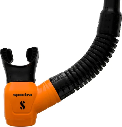 Vista 2 de SCUBAPRO Spectra Snorkel, Negro/Naranja