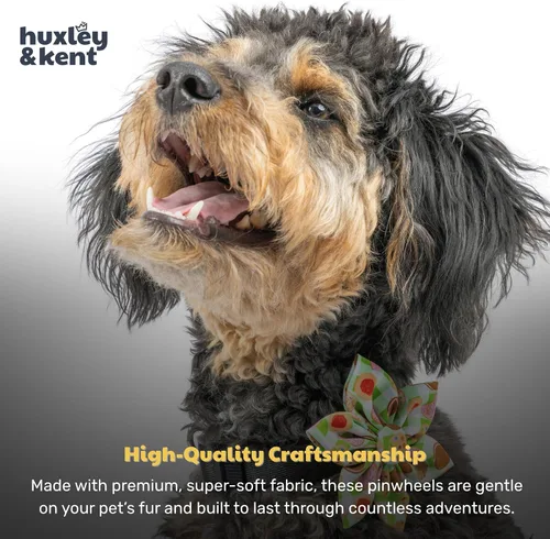Vista 7 de Huxley & Kent Lazo de collar de molinete para perros y gatos, monstruo de galletas, pequeño