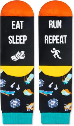 Vista 3 de Zmart Unisex Fishing Flying Funny Yoga Socks, Gifts For Fishing Lover Pilot Yoga Teacher