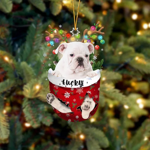 Vista 87 de Adorno de Navidad personalizado para perro Airedale Terrier en bolsillo de nieve, adorno para árbol de Navidad, idea de regalo para amantes