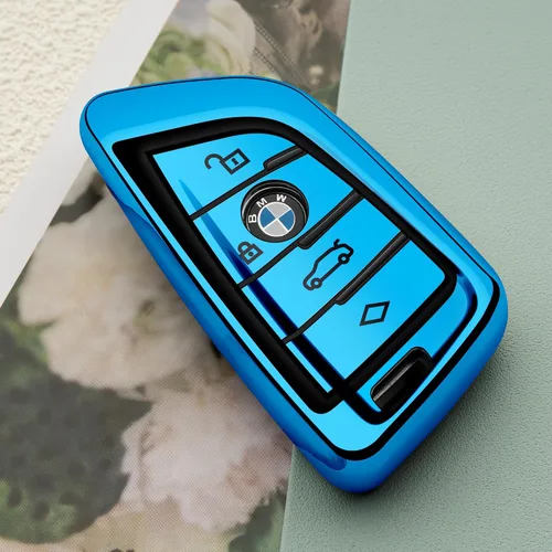Vista 5 de Compatible con BMW Funda para Llavero de Coche 230i 330i 430i 440i 530e 530i 540i 740i 745e 750i 840i M2 M235i M240i M3 M340i M4 X1 X2 X3 X4 X5 X6