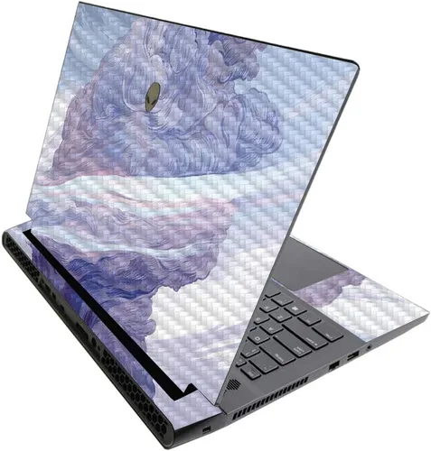 Vista 563 de MightySkins - Skin brillante con purpurina para Alienware M17 R3 (2020) y M17 R4 (2021) - Diversión de los años 90 Acabado duradero con purpurina