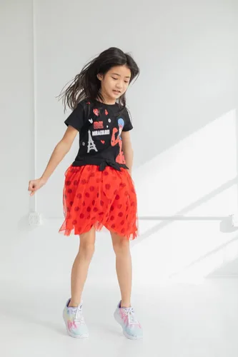Vista 2 de Miraculous Ladybug Rena Rouge - Vestido de tul para niñas pequeñas y grandes