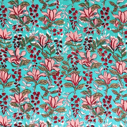 Vista 14 de AVKA Studio Tela con Estampado de Bloques a Mano por Yarda - PRECORTADA 1 Yarda 42 Pulgadas de Ancho - Material 100% Algodón - Patrón Paisley Beige