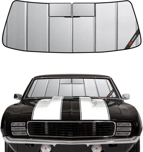 Vista 16 de Protección de Parabrisa Pigenius para Chevrolet Camaro Coupe 2010-2015 - Protección Solar