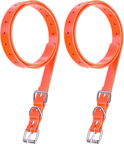 Vista 10 de Correa de collar para perros ETPET para la mayoría de receptores de collar de entrenamiento electrónico: Correa de TPU para mascotas, ajustable